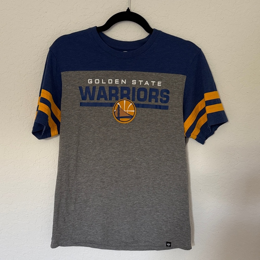 Golden State Warriors Blue and Gray T-Shirt💕